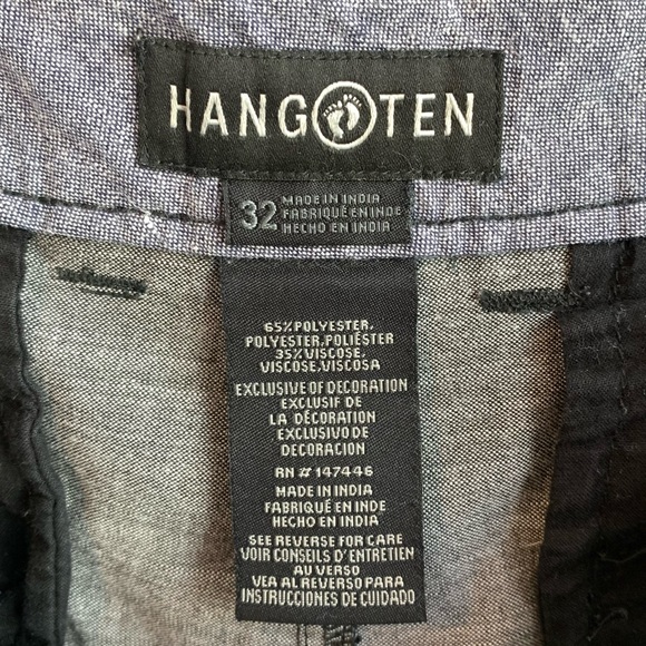 Hang Ten Gray Striped Chino Shorts - Picture 3 of 6